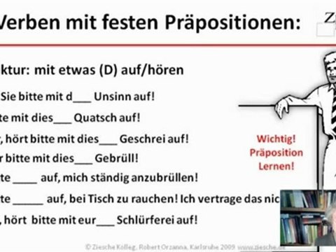 A1-B1 Grammatik Verben mit festen Päpositionen Üb.01