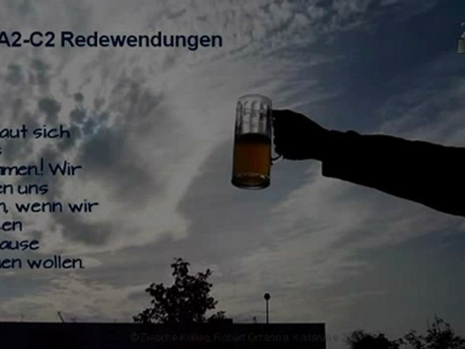 A2-C2 Leseverstehen Rededewendung Da braut sich was