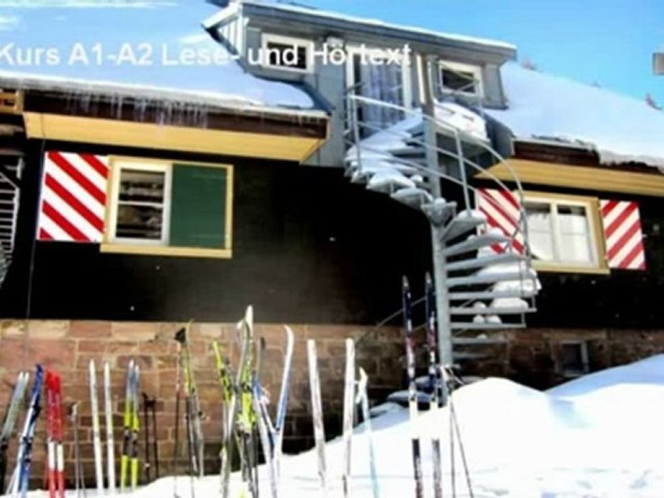 A1-B2 Lese- und Hörtext Wanderung im Schnee