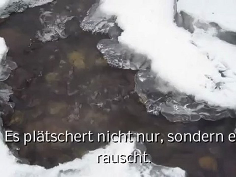 A1 unpersönliche Verben Es plätschert / rauscht