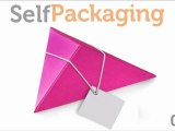 Petites boites cadeaux triangulaires, pyramidales | Comment fabriquer boîte 0536 de SelfPackaging
