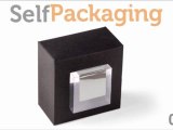 Petites boites carrées en plastique transparent | Comment faire paquet cadeau 0440 de SelfPackaging