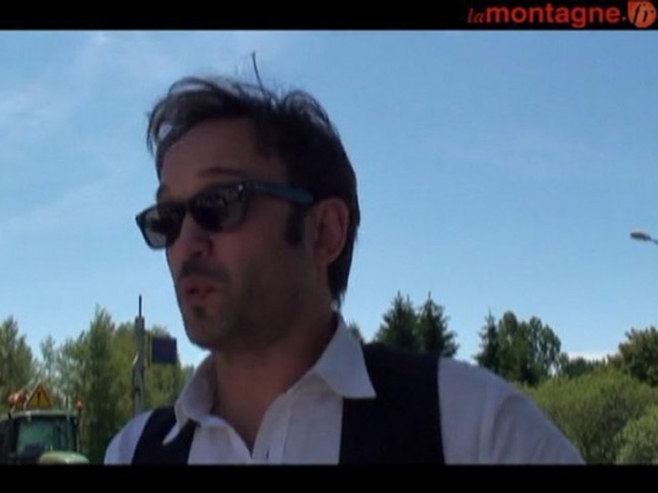 Philippe Lellouche et Vincent Pérez en tournage dans le Puy-de-Dôme