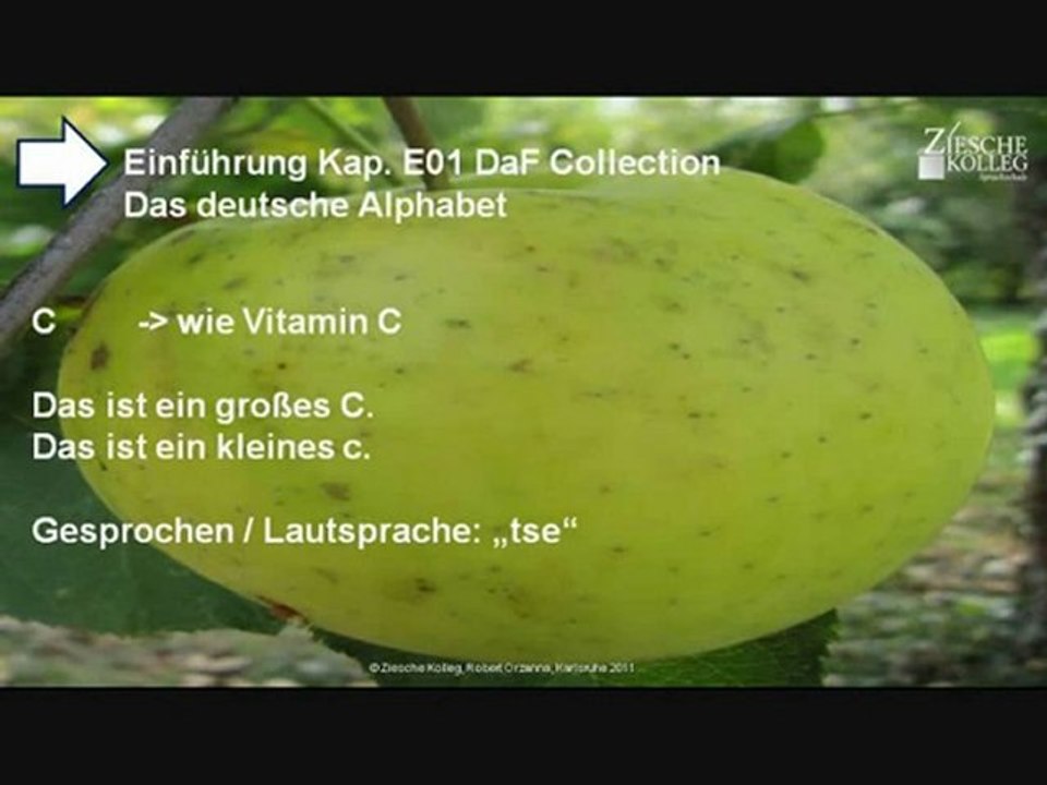 Kap  Einführung 01  Das deutsche Alphabet C