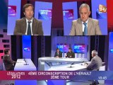 Législatives 2012 : Frédéric Roig / Robert Lecou , le débat (1/2)