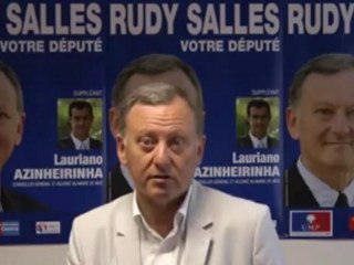 Rudy Salles aborde le thème du Proche-Orient