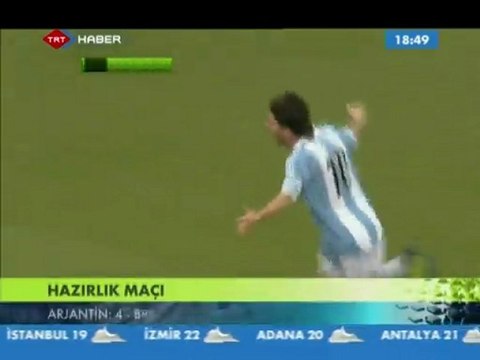 BREZİLYA 3 - 4 Arjantin Maç Özeti TRT HD Euro 2012 - 10 Haziran 2012