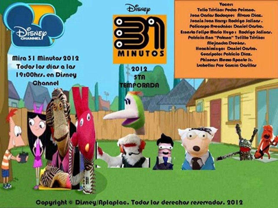 31 Minutos 2012 - Cortina Musical (Apertura)