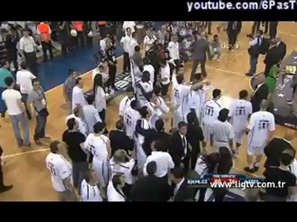BEŞİKTAŞ TÜRKİYE BASKETBOL LİGİ ŞAMPİYONU MAÇ SONU VE KUPA TÖRENİ