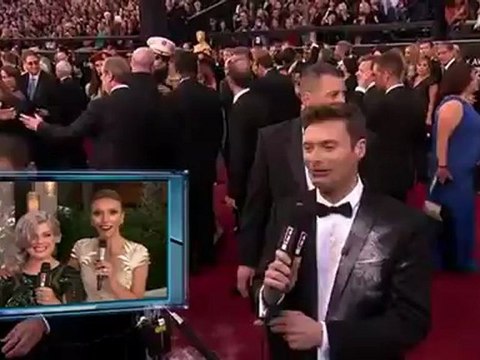 2012 Oscars Sacha Baron Cohen vs. Ryan Seacrest