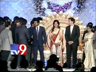 Actress Karthika at Ram Charan and Upasana's wedding reception