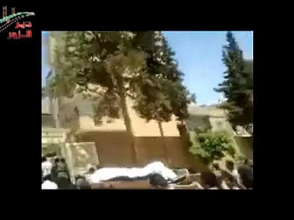 Syria فري برس  دير الزور  تشييع الشهيد صالح الشوحان قائد كتيبة شهداء الفرات بدير الزور 14 6 2012 ج1 Deirezzor