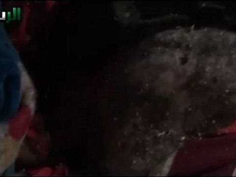 Syria فري برس حمص الرستن شهيد مجهول الهوية جراء قصف الطيران14 6 2012 Homs