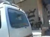 Syria فري برس ريف دمشق  سبينة اضراب عام 13 6 2012 Damascus