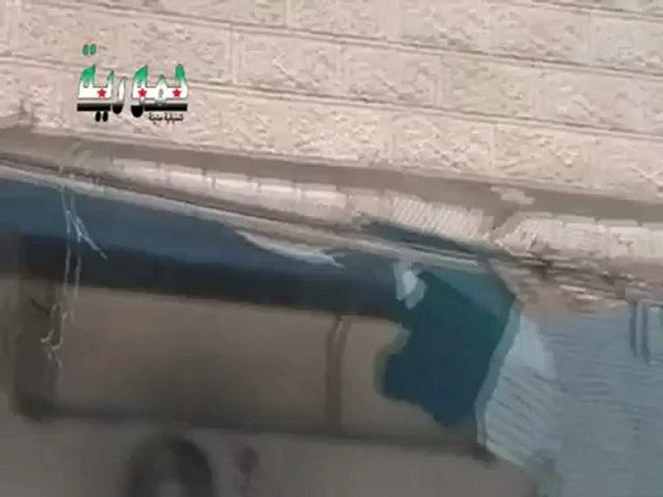 Syria فري برس ريف دمشق  حمورية  آثار الدمار والخراب 13 6 2012 ج1 Damascus