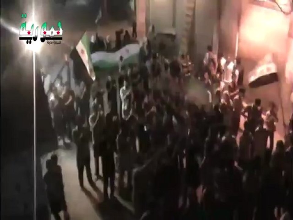 Syri  فري برس  ريف دمشق مدينة حمورية  مسائية رائعة  الأربعاء 13 6 2012 ج1 Damascus