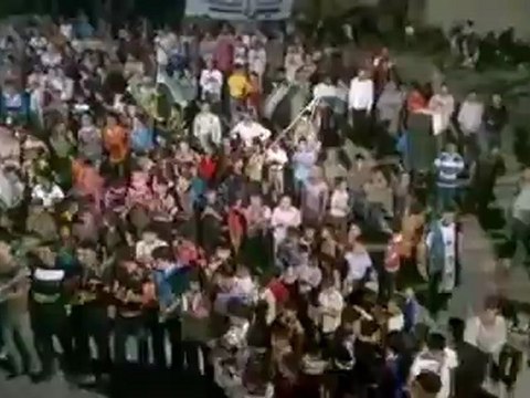 Syria فري برس حلب بزاعة مسائية في ساحة الشهيد حسين الاحمد 13 06 2012 Aleppo