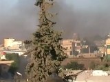 Syria فري برس درعاالمسيفرة احتراق البيوت 13 6 2012 Daraa