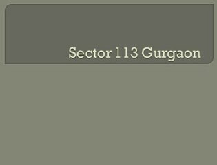 TATA housing sector 113 gurgaon