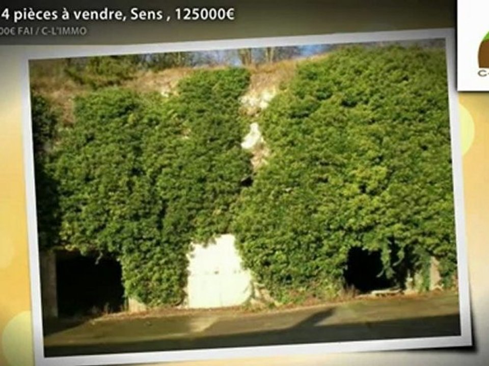 Maison 4 pièces à vendre, Sens , 125000€