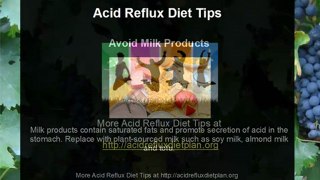 Acid Reflux Diet Tips