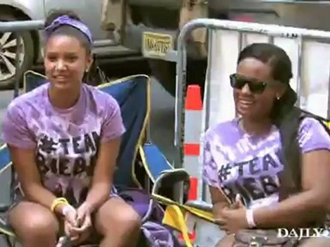 Justin Bieber Fans Camp Outside Rockefeller Center