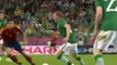 Irish fans singing The Fields of Athenry, Spain v Ireland Euro 2012