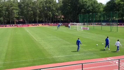 Προπόνηση Ελλάδας (σέντρες στον Σηφάκη)