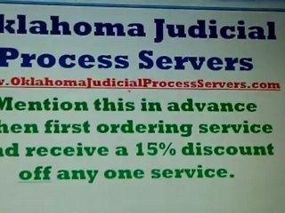 Process Servers - Oklahoma - Discount