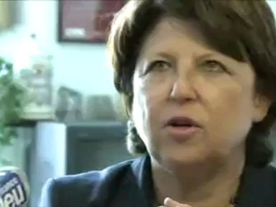 Point presse de Martine Aubry à Nancy