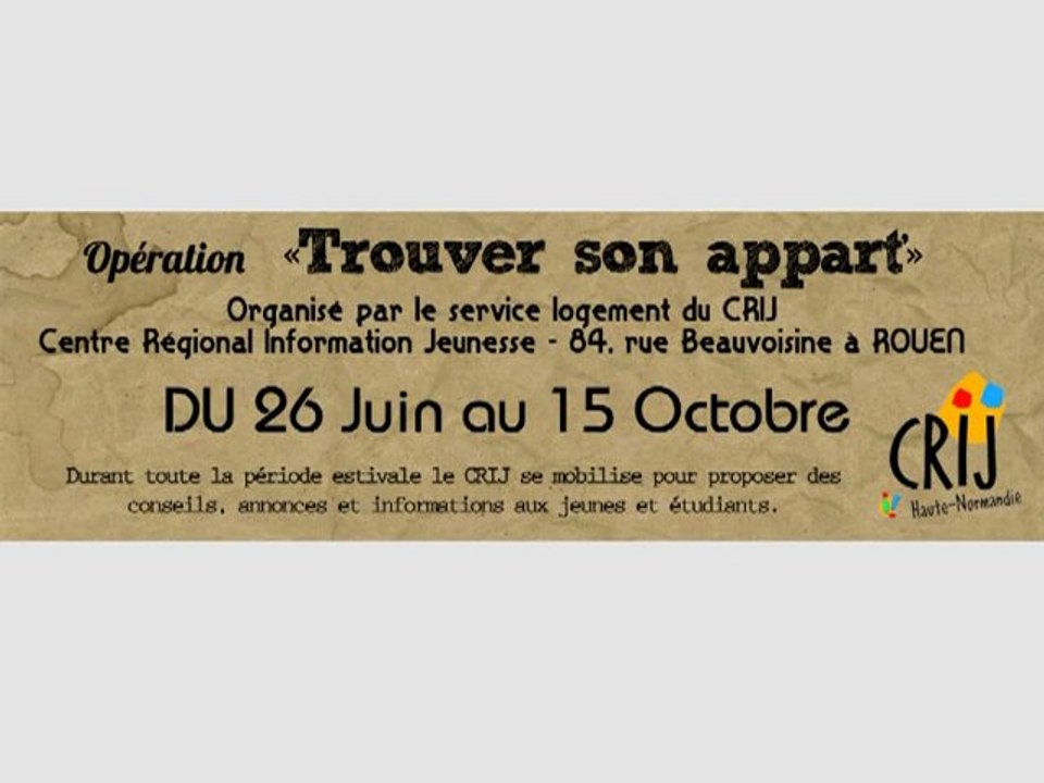 Opération d'été : trouver un appart'