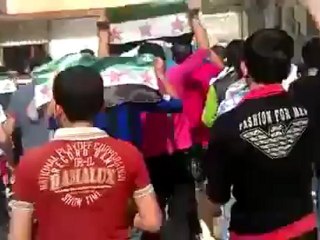 Syria فري برس حلب   الأشرفية  جامع عبد الرحمن بن عوف صباحية 15 6 2012 ج1 Aleppo