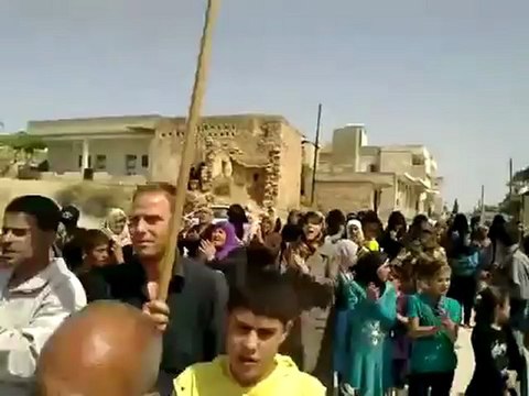 Syria فري برس ادلب حاس دقة عالية مظاهرة حاشدة في جمعة الاستعداد 15 6 2012 Idlib