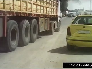 Syria فري برس دمشق الاشتباكات على اتوستراد المتحلق الجنوبي 14 6 2012 Damascus