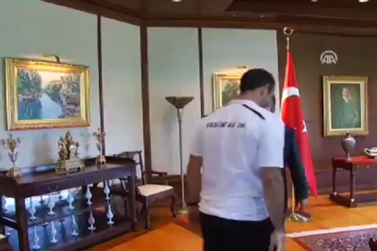 Gül,Fikret Orman'ı kabul etti