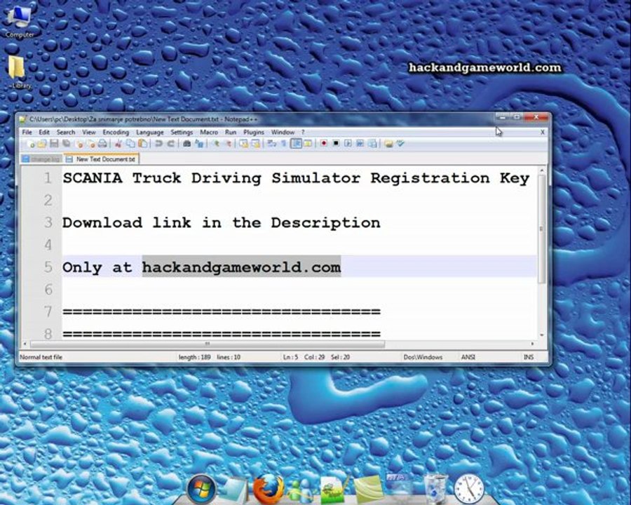 SCANIA Truck Driving Simulator Registration Key