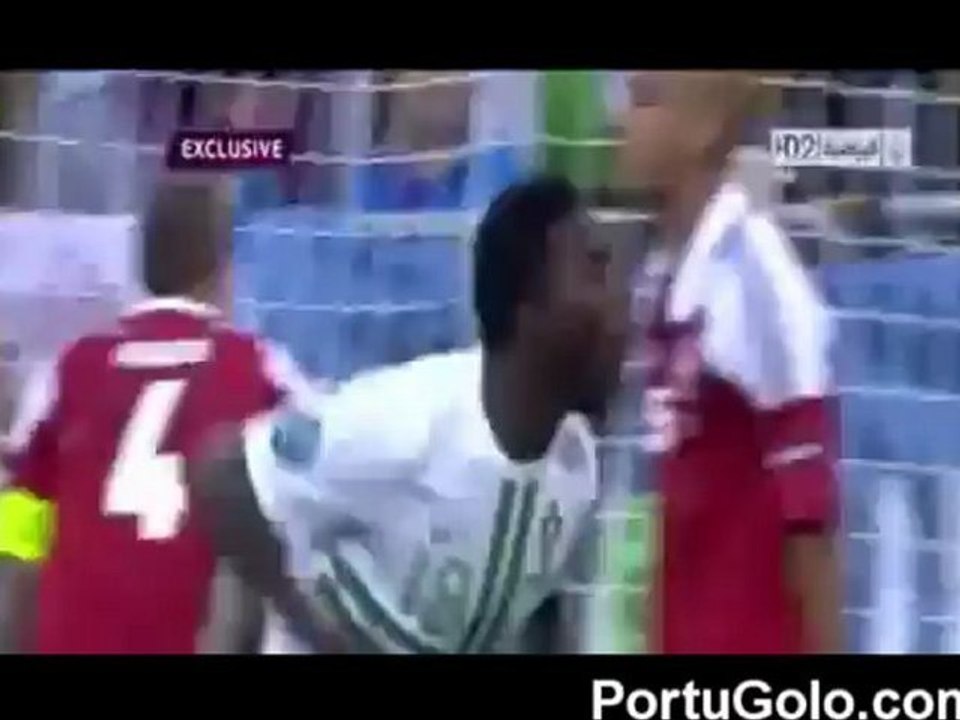 Buts du Portugal contre le Danemark - son Rádio Antena 1