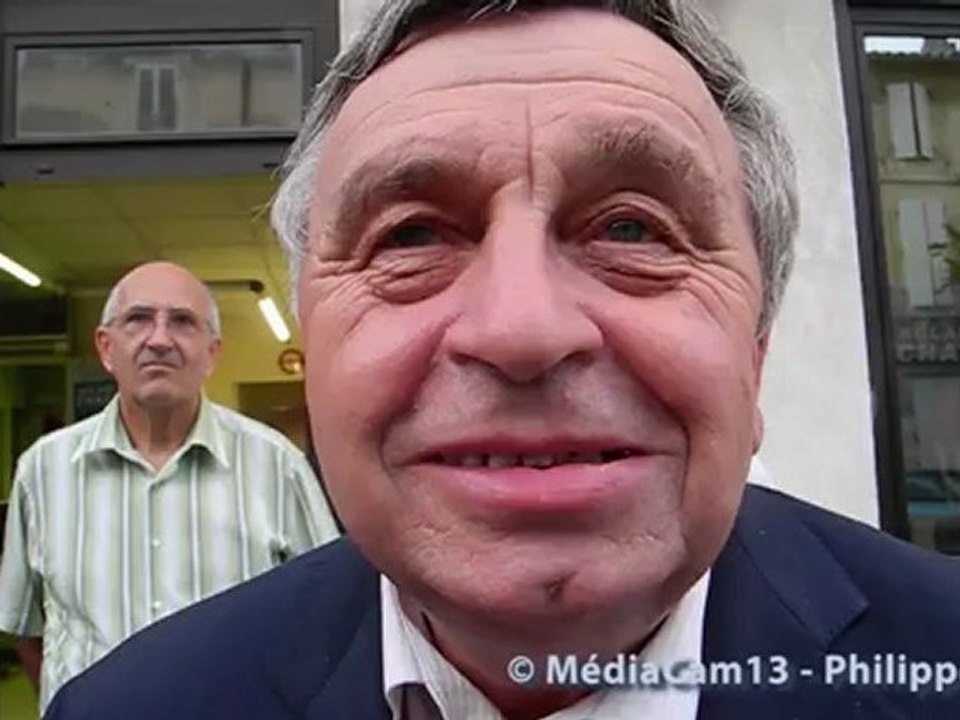 10/06/2012 : Interview de Roland Chassain à l'issue du résultat du 1er tour des législatives