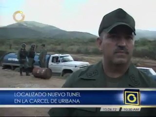 Localizan otro túnel en Uribana