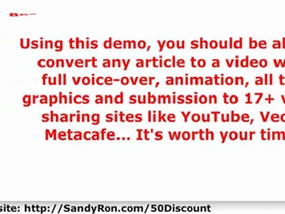 Create Great Videos From Your Articles