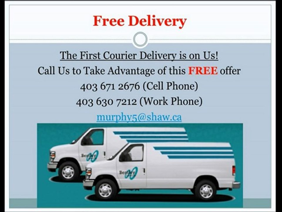 Calgary Courier Delivery - BentleyDelivery.com