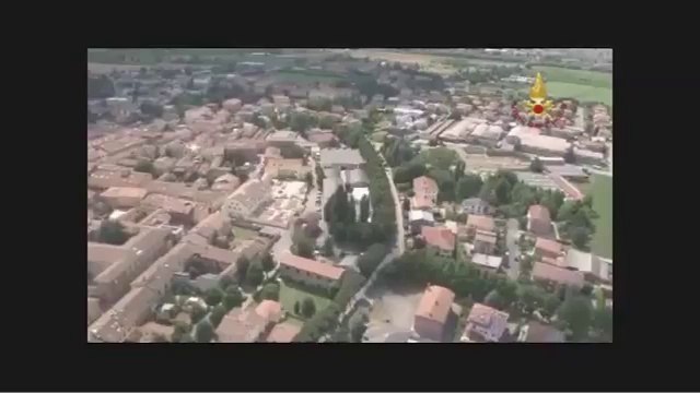 Pieve di Cento (BO) - Terremoto - Immagini aeree (14.06.12)