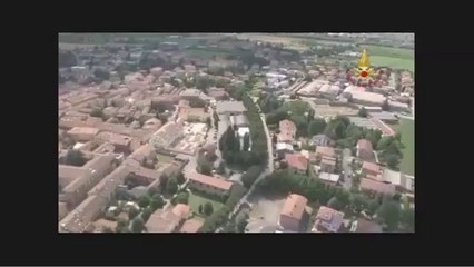 Pieve di Cento (BO) - Terremoto - Immagini aeree (14.06.12)