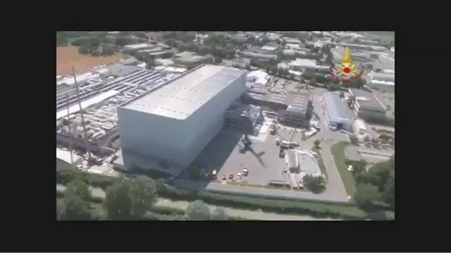 Mirandola (MO) - Terremoto - Immagini aeree Gambro (14.06.12)