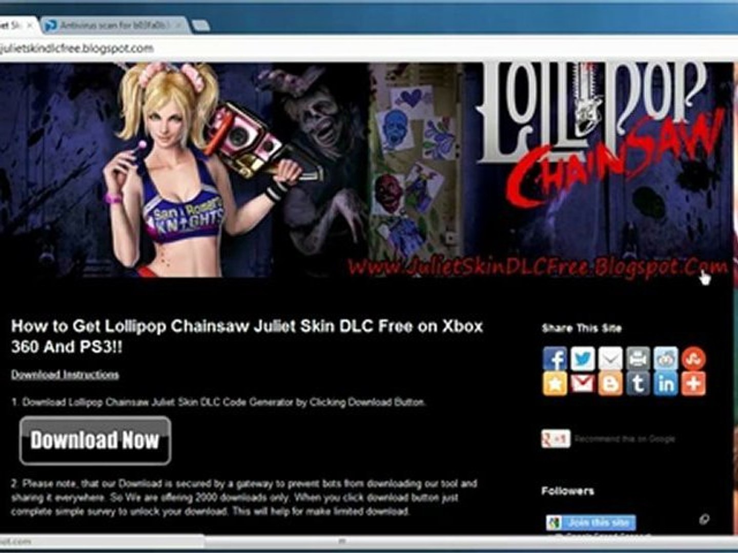 Lollipop Chainsaw Juliet Skin DLC Codes - Free!! - video Dailymotion
