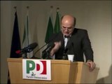 Bersani - Il Pd si impegna a costruire un progetto di governo (14.06.12)