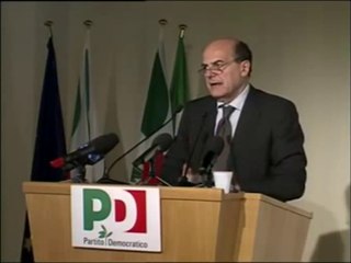 Bersani - Serve gesto politico contro i mercati (14.06.12)
