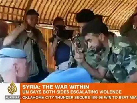 UN in Syria says both sides escalating violence