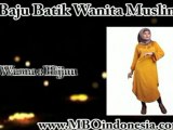 Baju Batik Wanita Muslim Kode SRI 006 D | SMS : 081 945 772 773