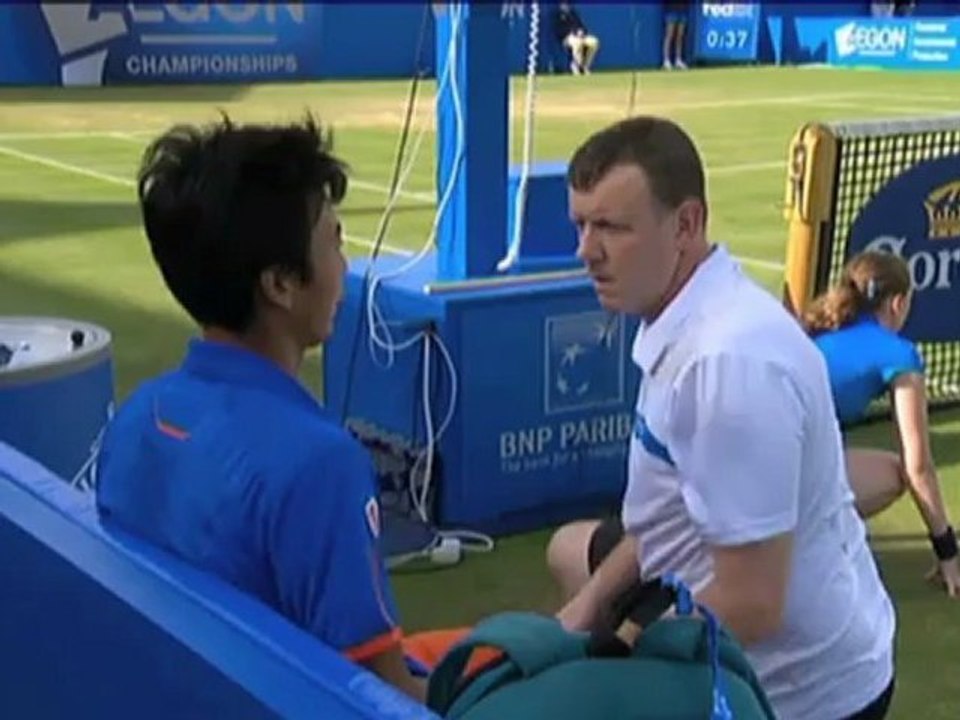 Lu muss aufgeben, Cilic triumphiert